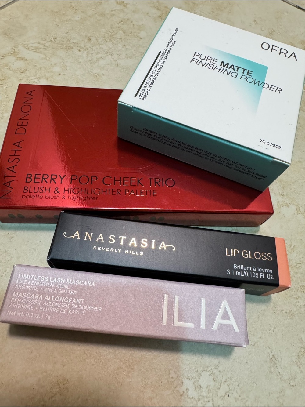 Natasha Denona Berry Pop Cheek Trio Palette makeup bundle